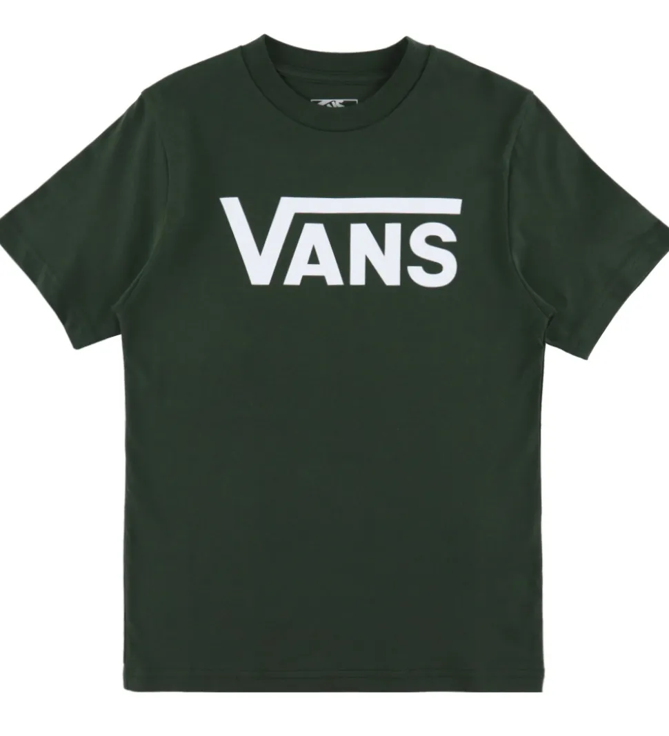 Vans T-shirt - Dired Green m. Logo