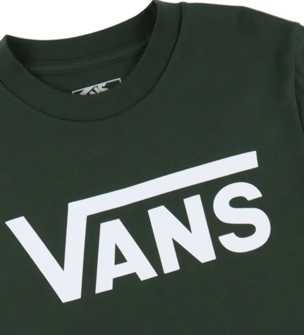 Vans T-shirt - Dired Green m. Logo