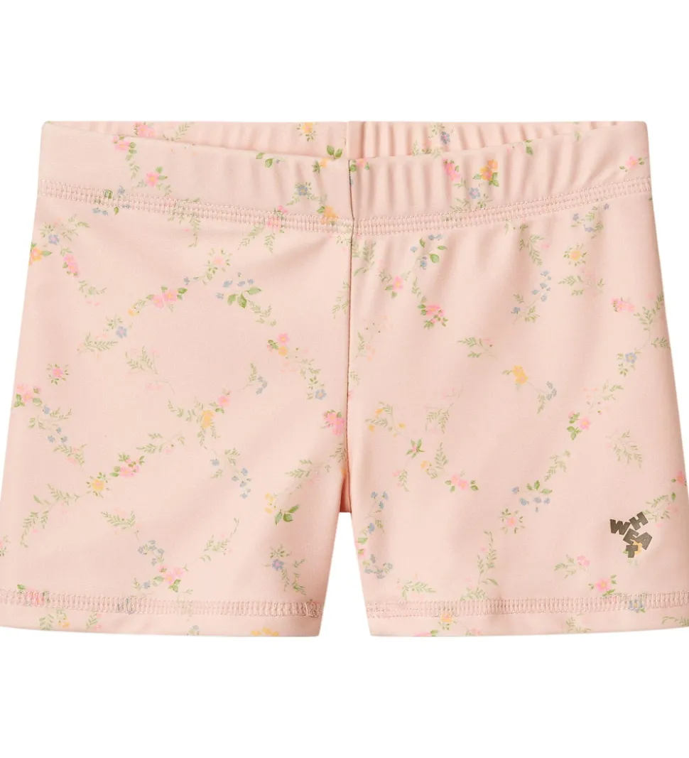 Wheat Badebukser - UV40+ - Niki - Powder Checked Flowers