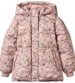 Wheat Dynejakke - Eli - Rose Powder Flowers