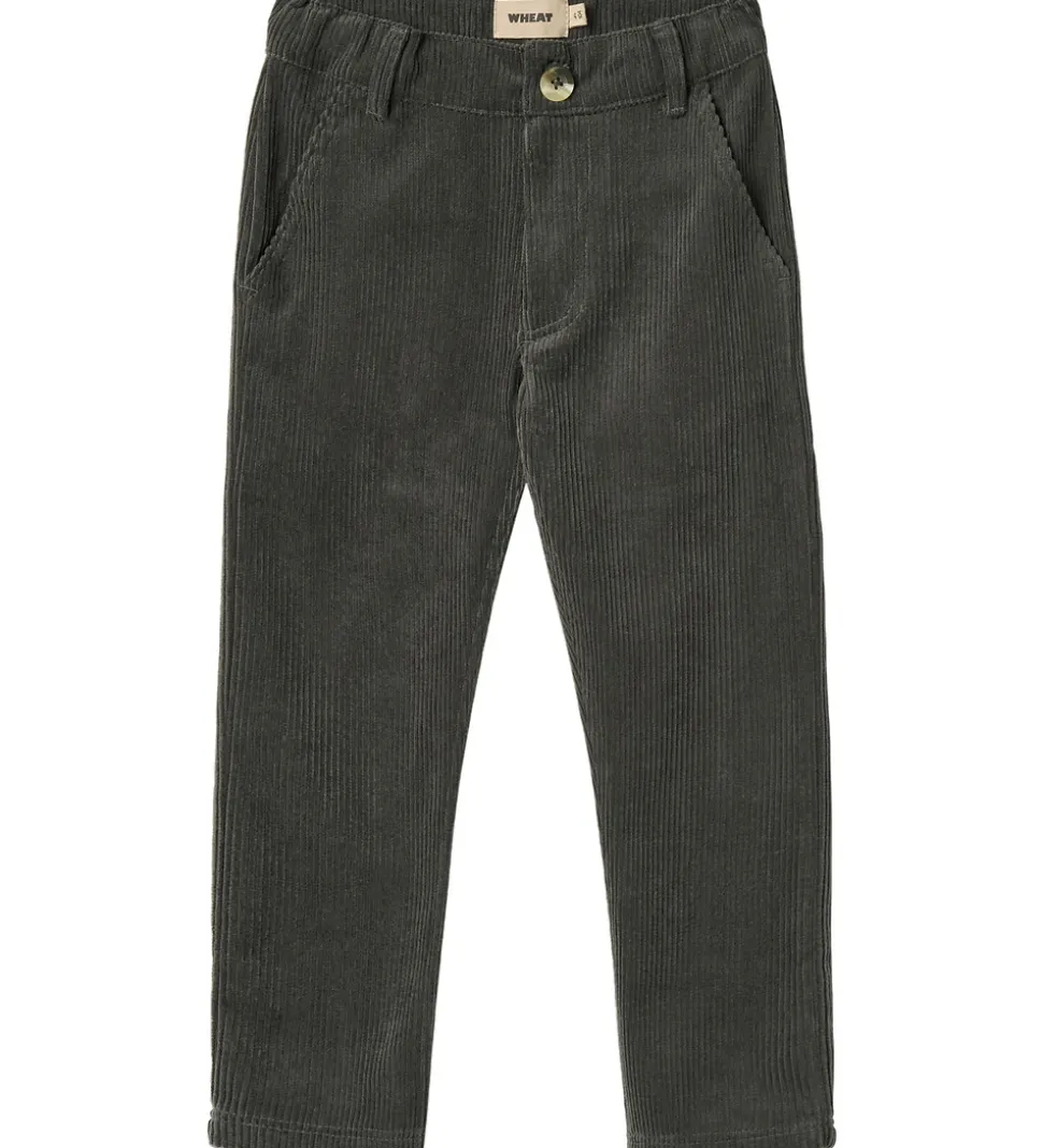 Wheat Fløjlsbukser - Hugo - Black Sea