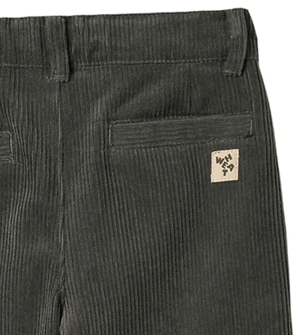 Wheat Fløjlsbukser - Hugo - Black Sea