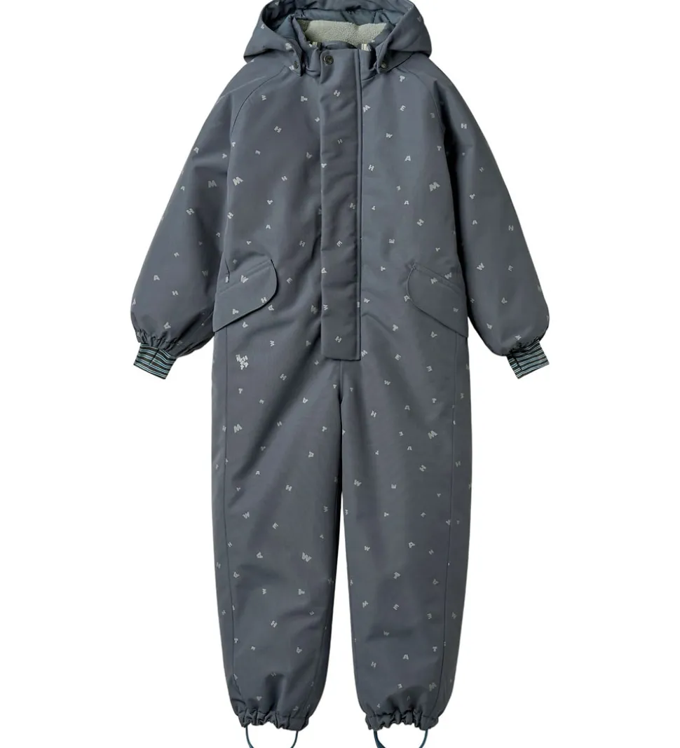 Wheat Flyverdragt - Miko - Grey Blue Letters