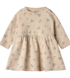 Wheat Kjole - Emmy - Warm Sand Flowers