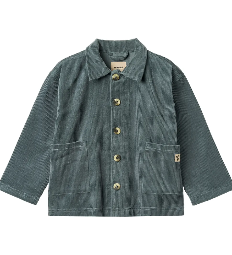 Wheat Skjorte - Fløjl - Sage - Stormy Weather