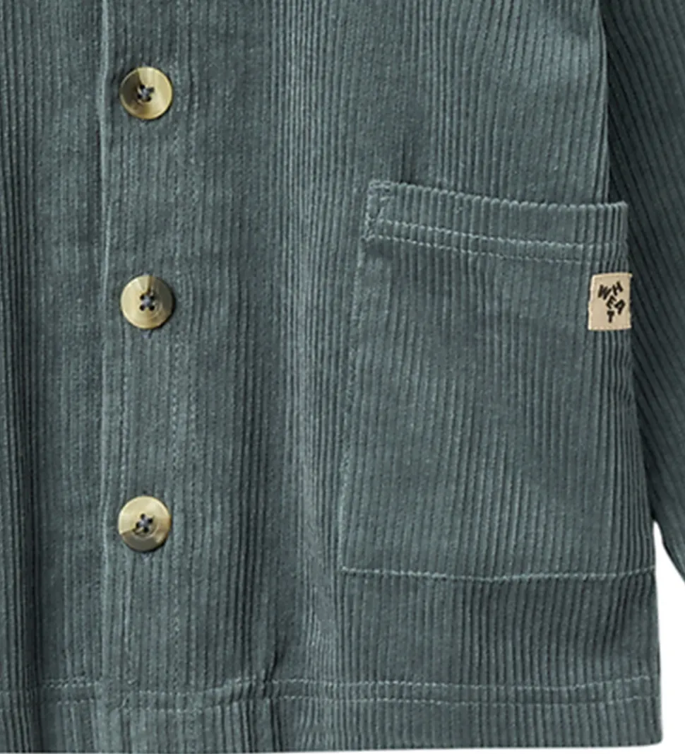 Wheat Skjorte - Fløjl - Sage - Stormy Weather