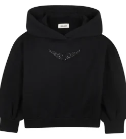 Zadig & Voltaire Hættetrøje - Sort m. Nitter