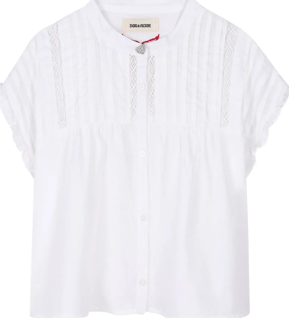 Zadig & Voltaire Skjorte k/æ - Gisele - Hvid